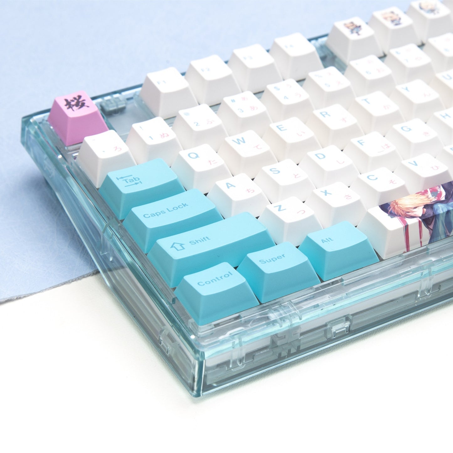 Okita Soji Keycaps PBT Cherry Profile