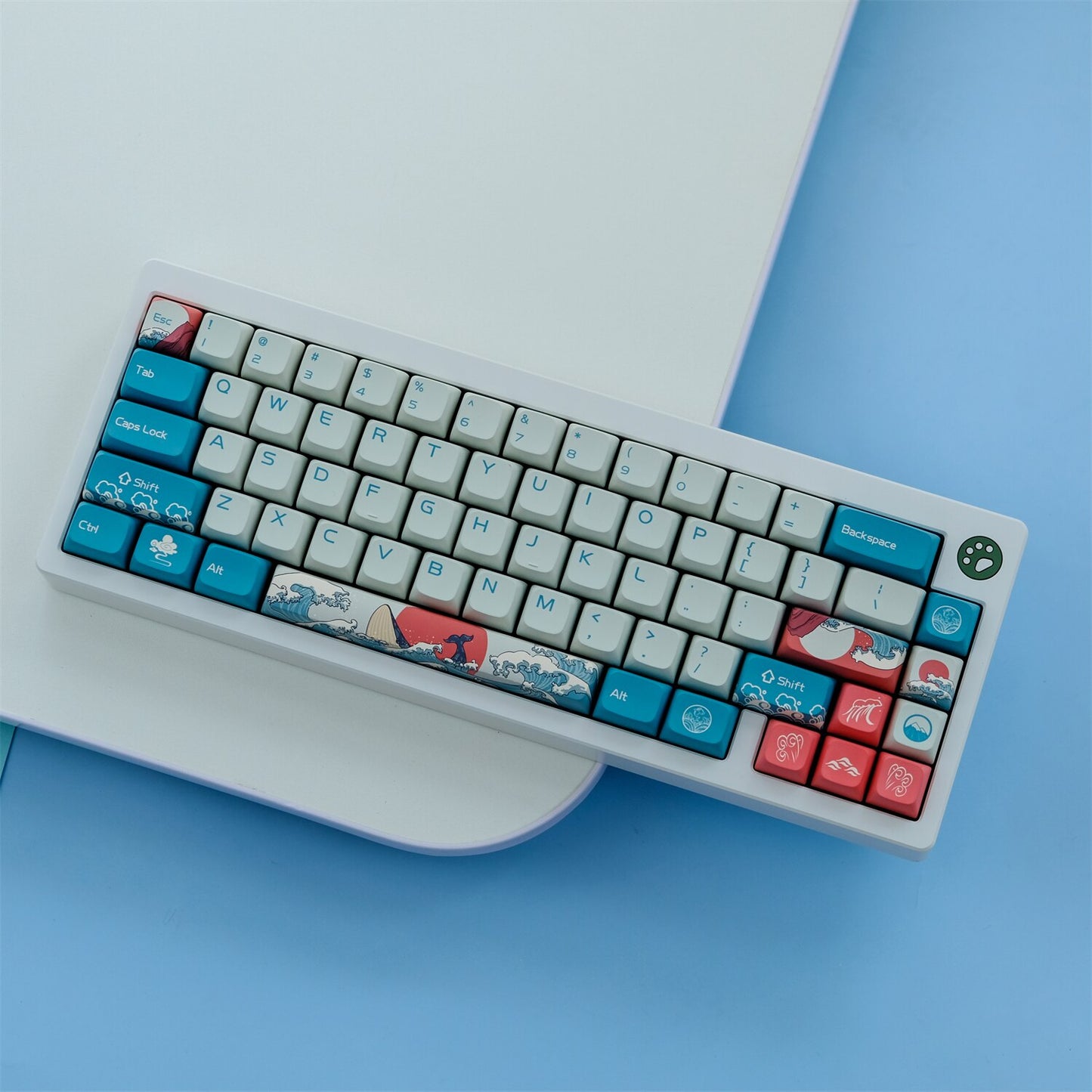 Coral Sea Keycaps PBT Cherry Profiles