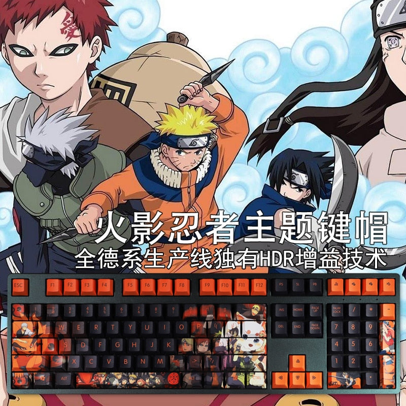 ملف تعريف الكرز من Naruto PBT Keycaps