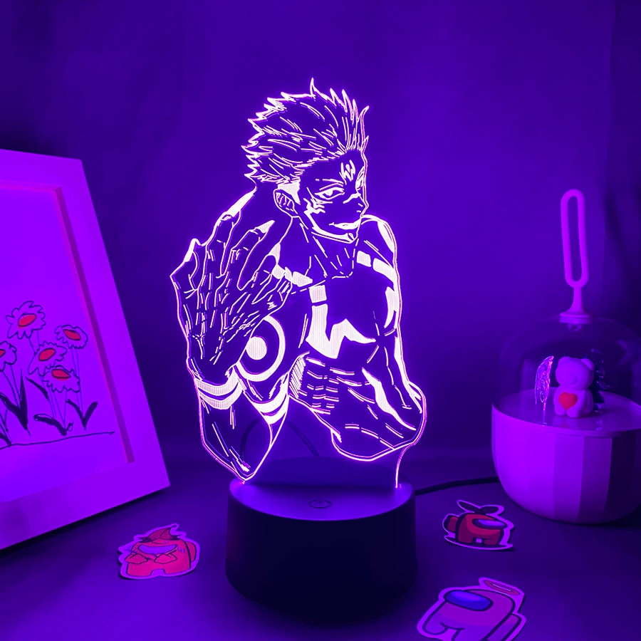 Jujutsu Kaisen Figure Yuji Itadori Ryomen Sukuna Lamp