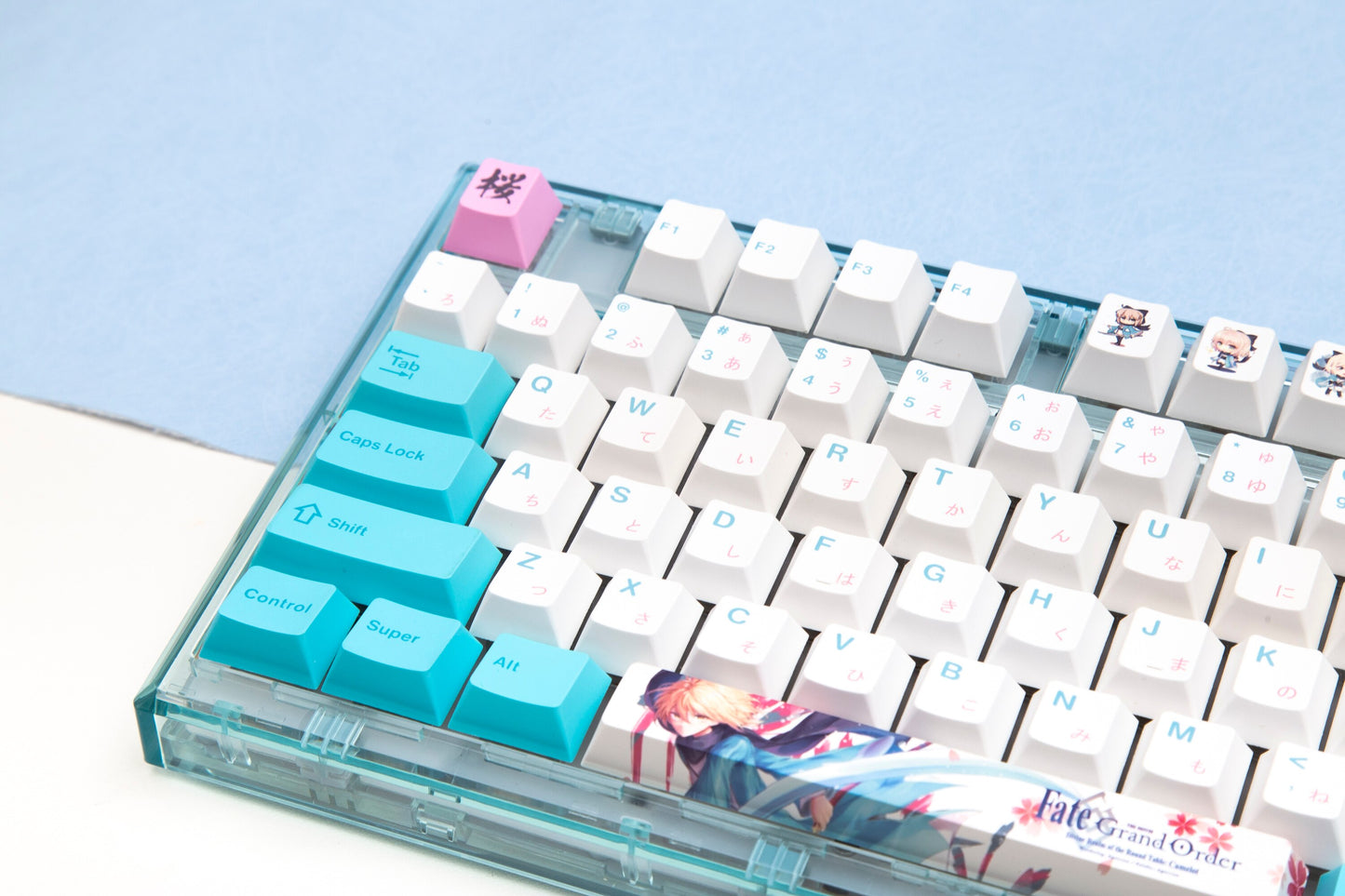 Okita Soji Keycaps PBT Cherry Profile