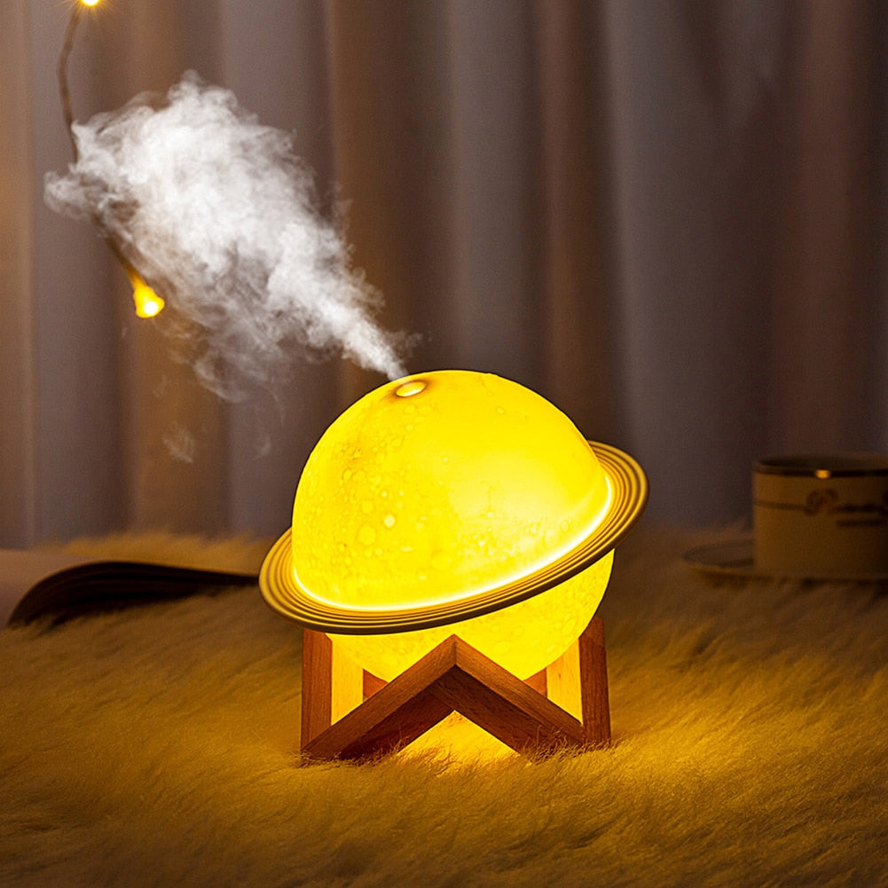 3D Moon Air Humidifier & Aroma Diffuser Light