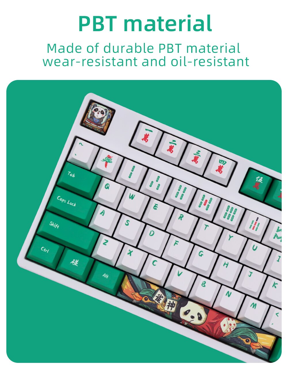 الملف الشخصي الصيني Mahjong Cherry PBT Keycaps