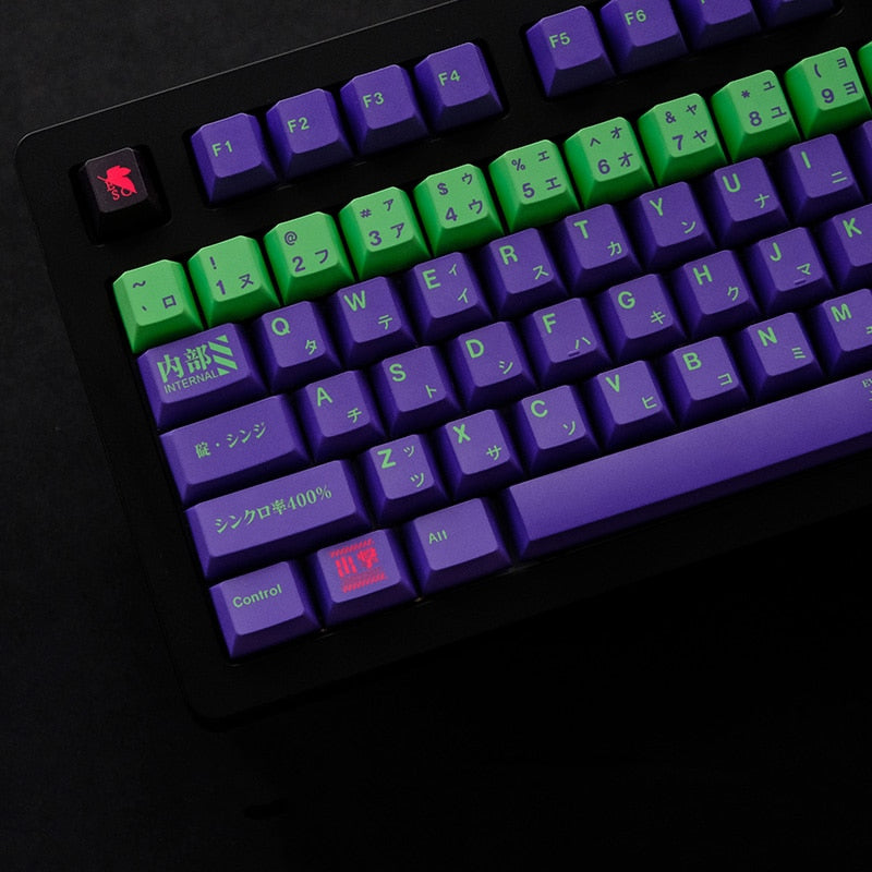 EVA NO.1 PBT Keycaps ملف تعريف الكرز