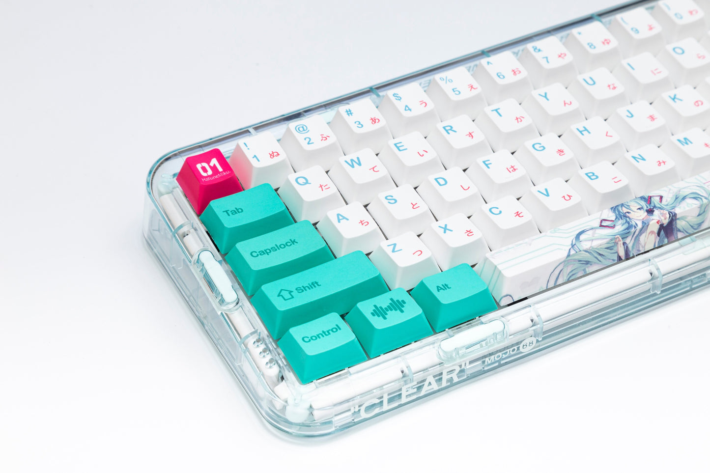 Miku Cherry profile PBT Keycaps