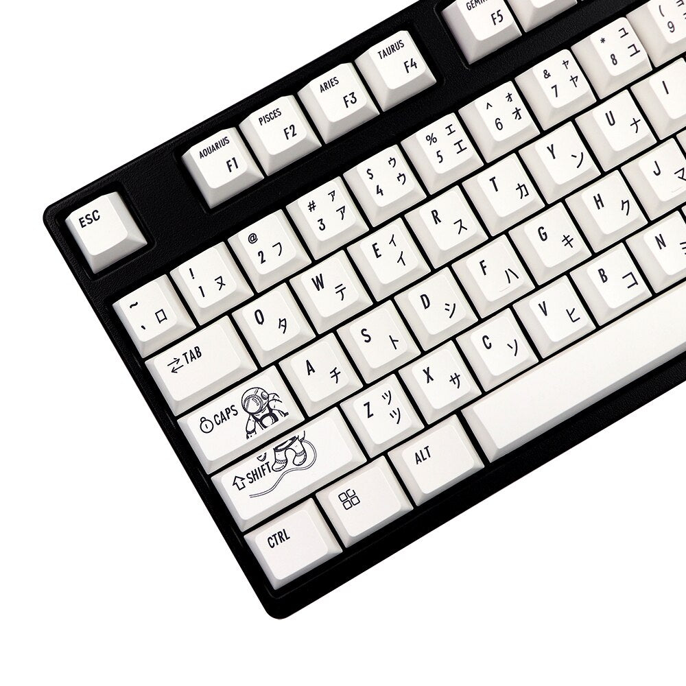 الملف الشخصي الكرز الفضاء الخارجي PBT Keycaps