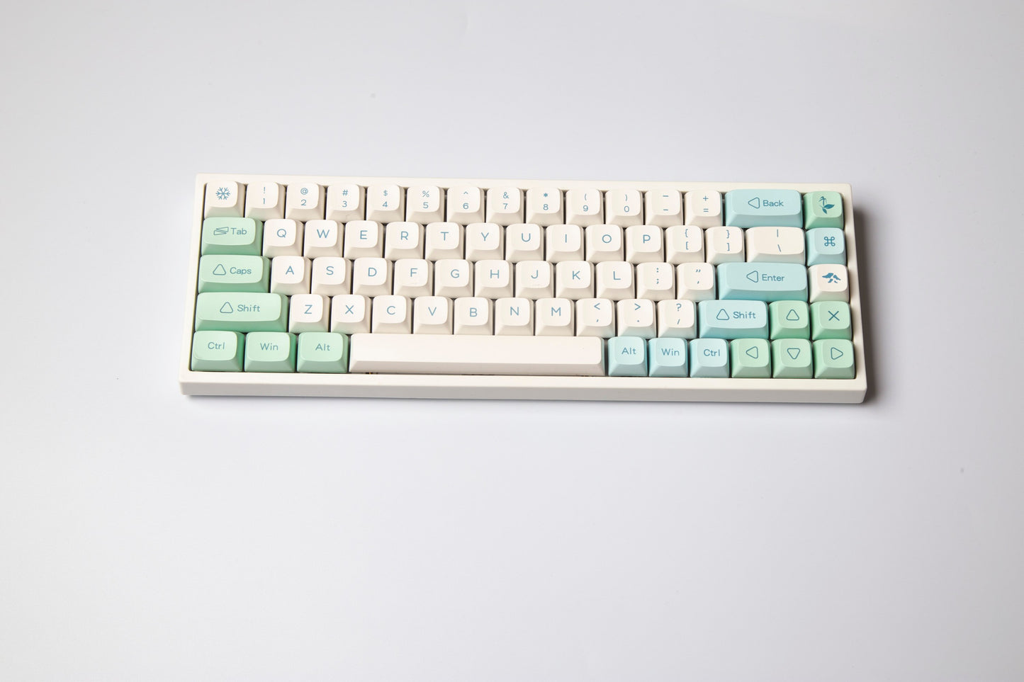 Ice Mint Keycaps PBT XDA Profile