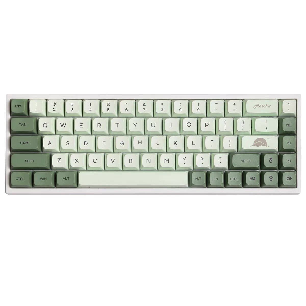 Matcha Green Keycaps PBT XDA