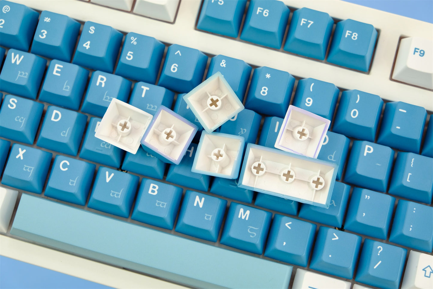 Sea Fog PBT Jap Cherry profile Keycaps