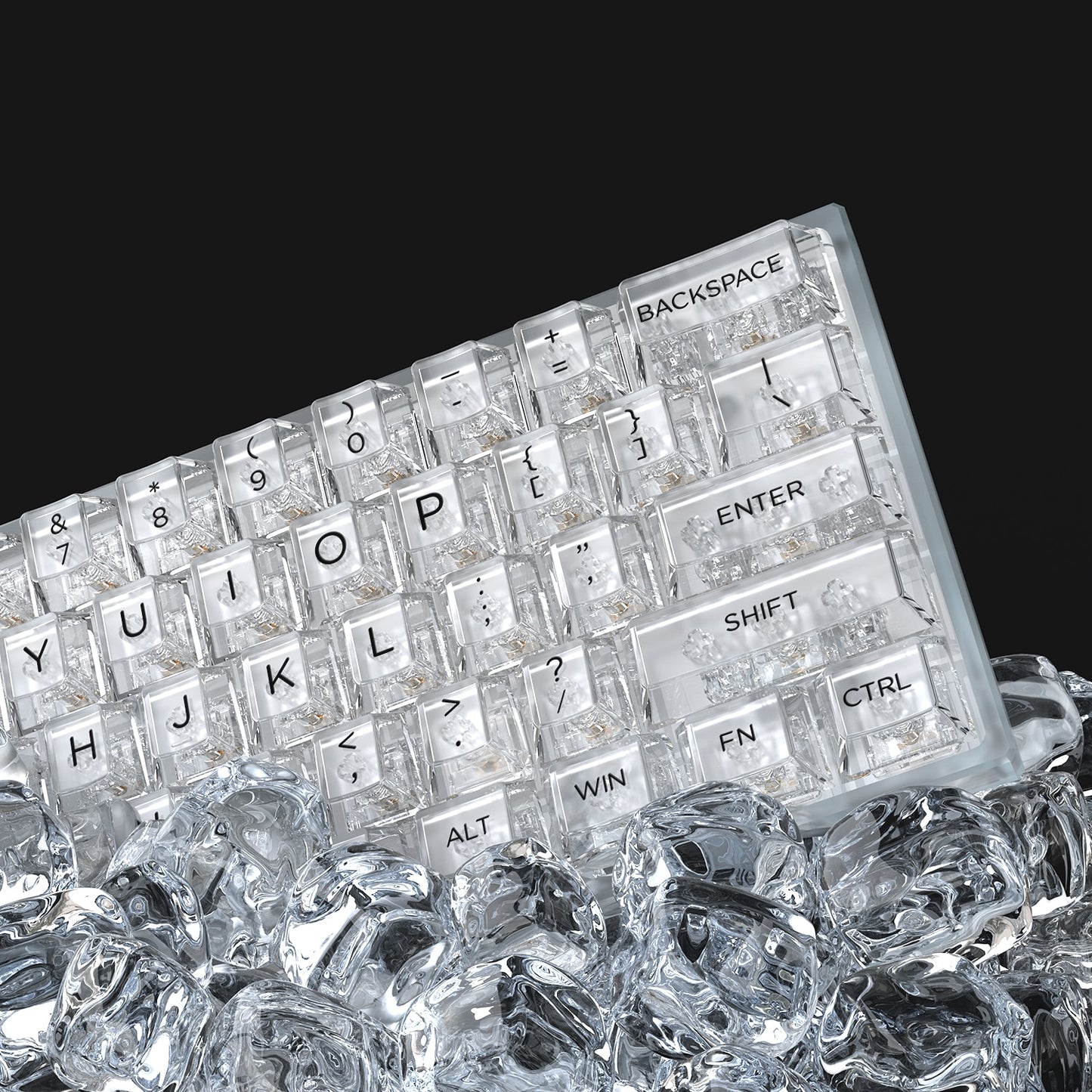 Transparent Keycaps Cherry Profile