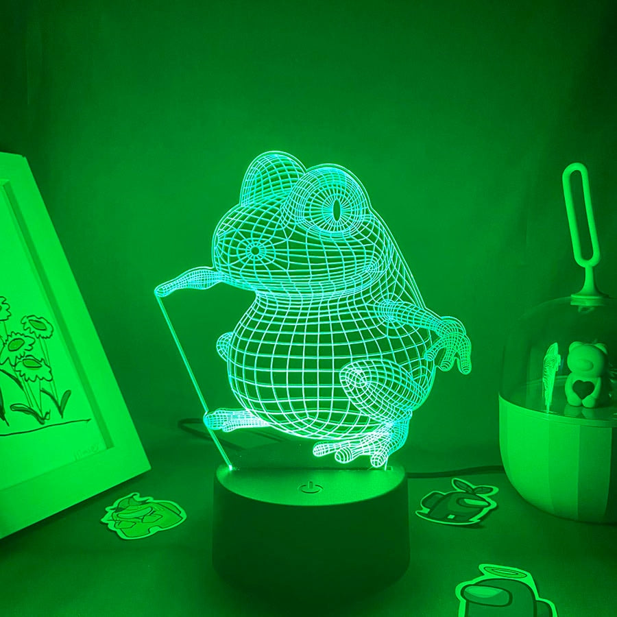 Cute Frog 3D LED Neon Night Lights