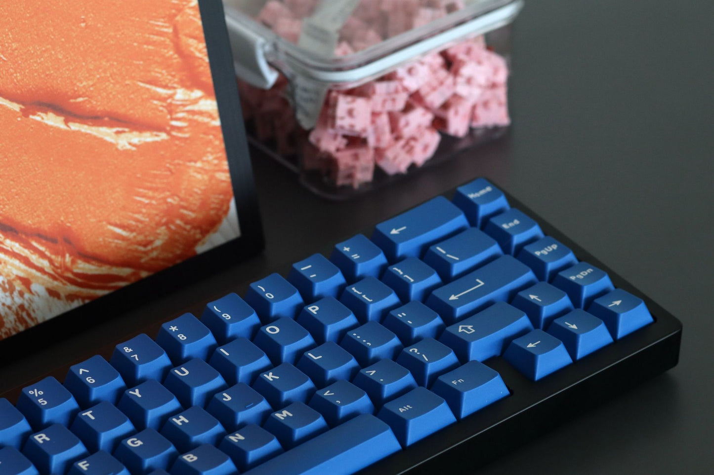 Aifei Icon Classic Blue Keycaps ABS Double Shot Keycaps Cherry Profile