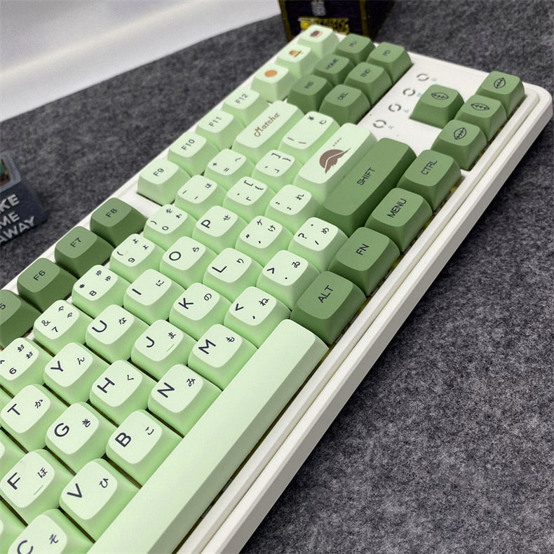 Matcha Green Keycaps PBT XDA