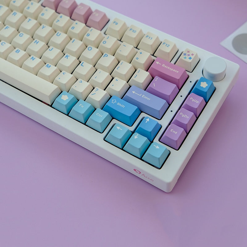 الجنية البكر PBT الملف الشخصي الكرز Keycaps