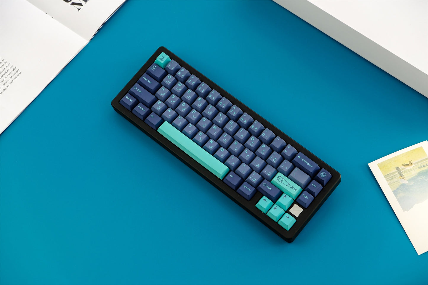 Arabian Sea Keycaps Cherry Profile PBT Keycaps