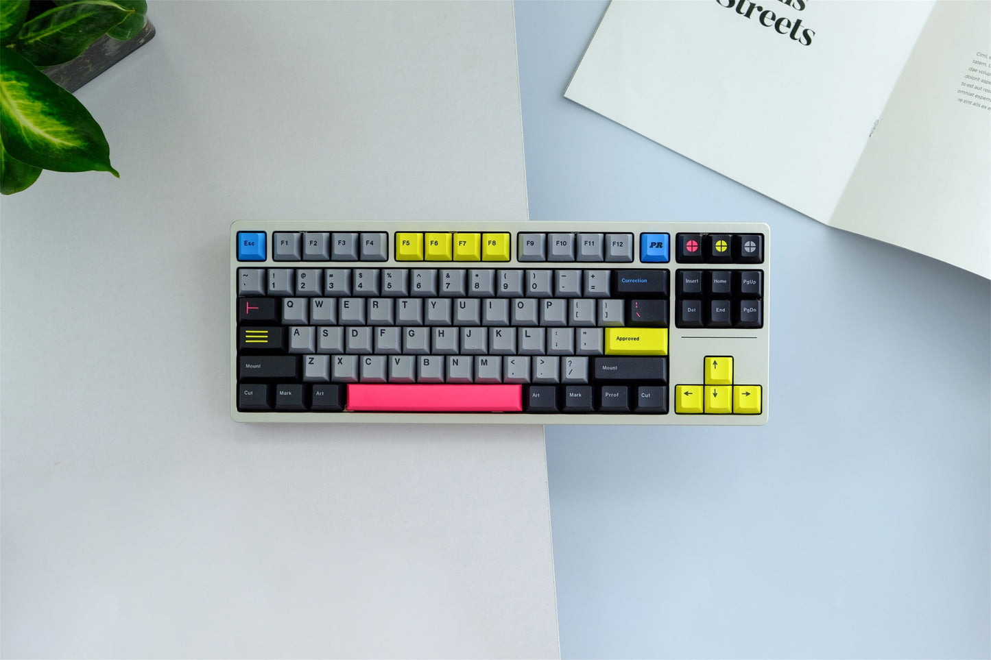 Atari Sheild PBT Keycaps cherry profile