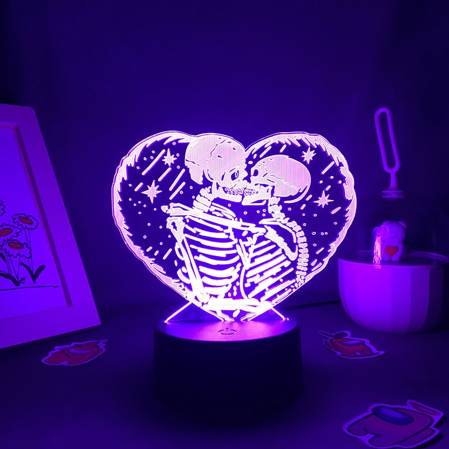 Skeleton Image 3D LED Neon Night Lights