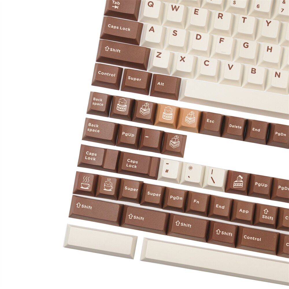 Tiramisu PBT Cherry Profile Keycaps