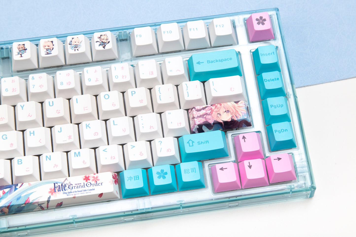 Okita Soji Keycaps PBT Cherry Profile