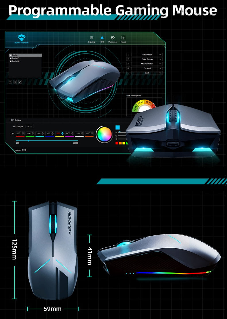 Machenike M7 Gaming Wireless Mouse