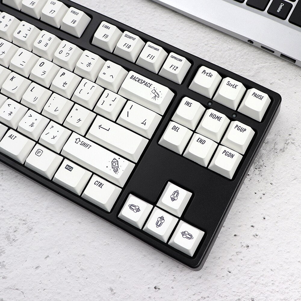 الملف الشخصي الكرز الفضاء الخارجي PBT Keycaps