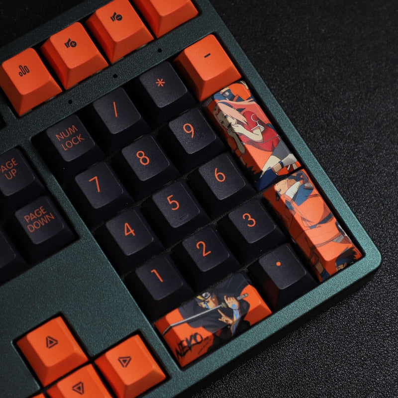 Naruto PBT Keycaps Cherry Profile