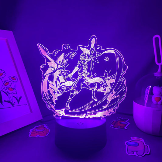 Genshin Impact Figure Chongyun 3D Lava Lamp