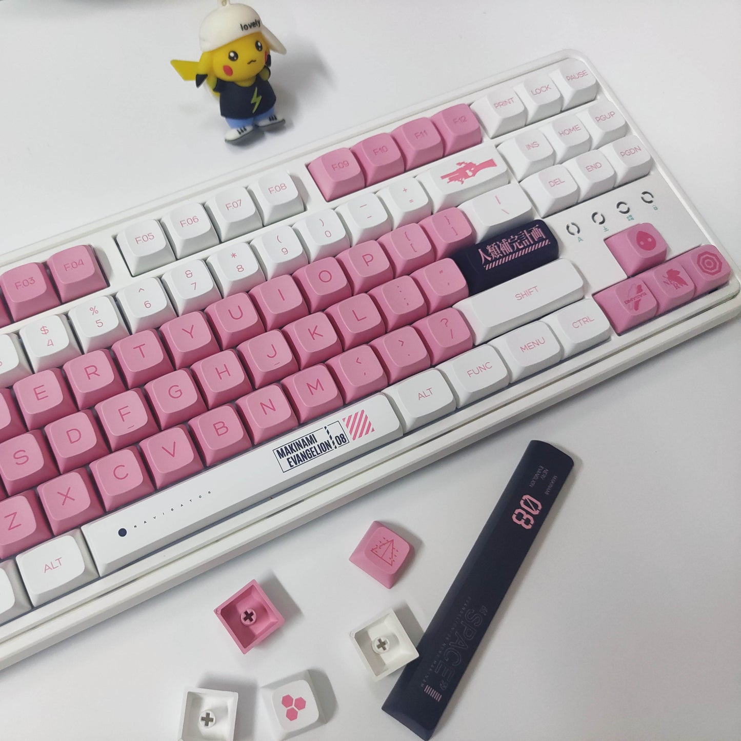 EVA 08 PBT XDA Profile Keycaps