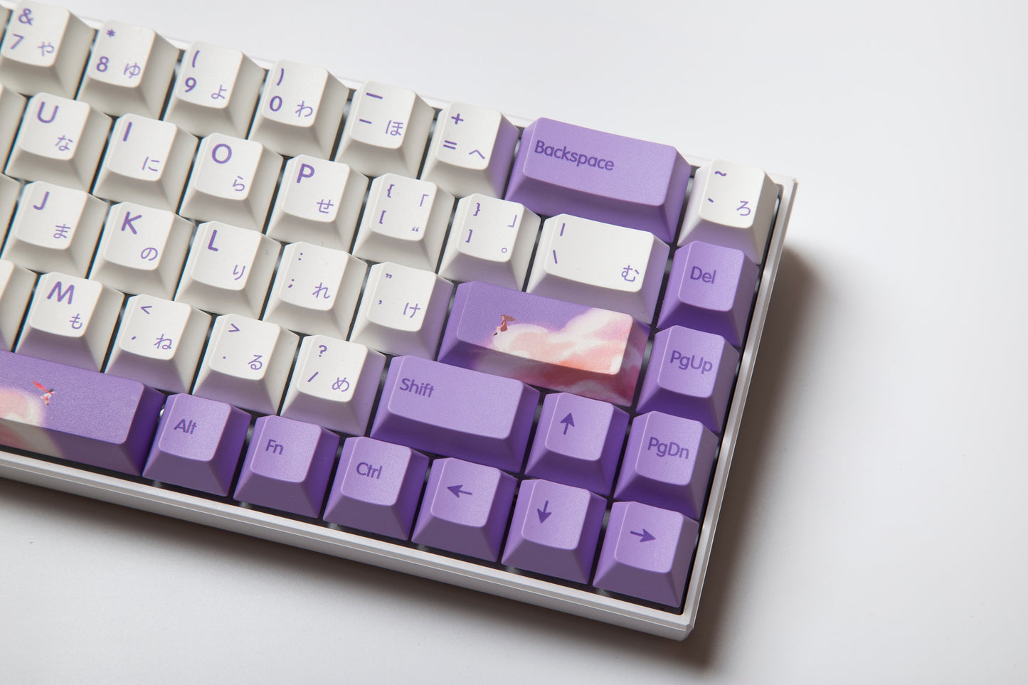 غيوم أرجوانية PBT Cherry Profile Keycaps