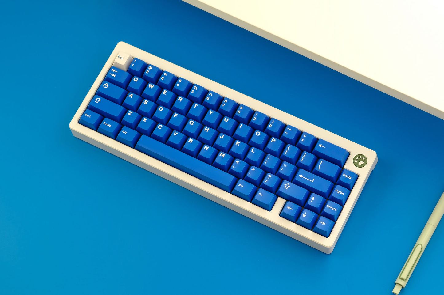 Aifei Icon Classic Blue Keycaps ABS Double Shot Keycaps Cherry Profile