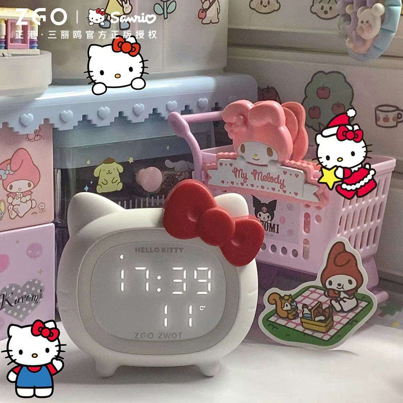 ساعة منبه ذكية ZGO ZWOT Hellokitty - مكبر صوت بلوتوث