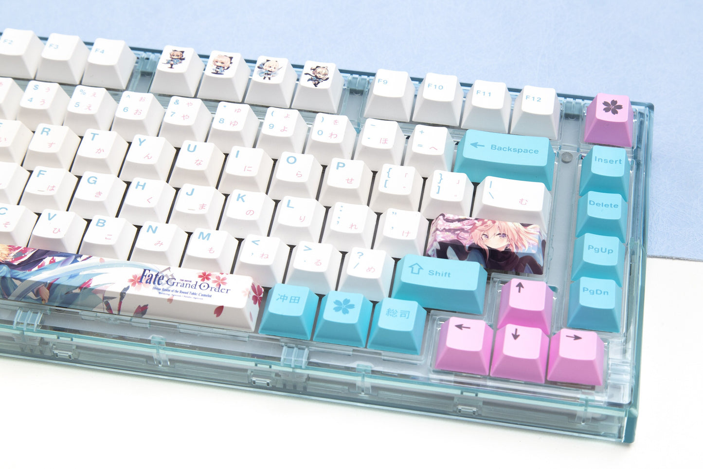 Okita Soji Keycaps PBT Cherry Profile