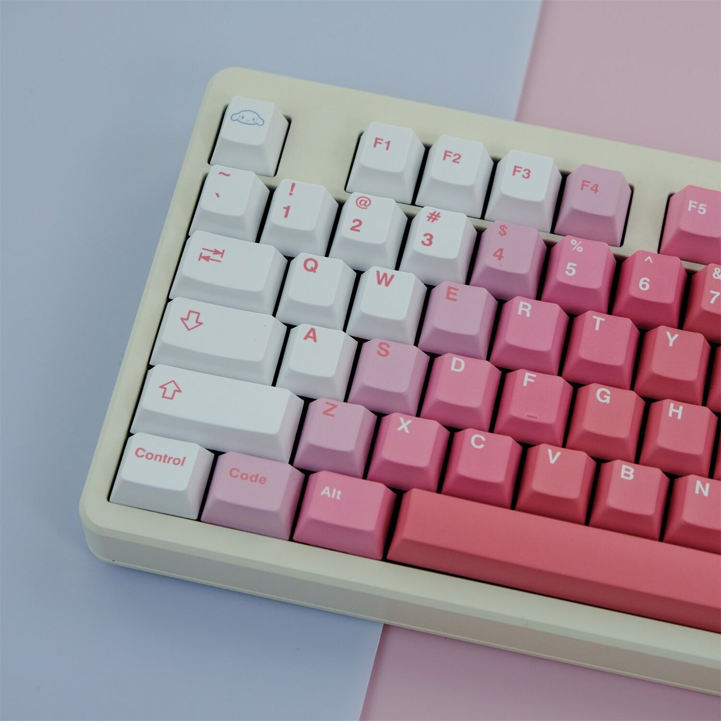 Gradient Powder PBT Cherry Profile Keycaps