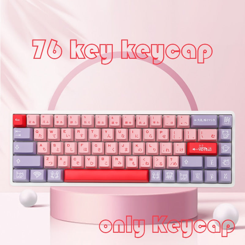 Pinkada Story OEM الملف الشخصي Keycaps