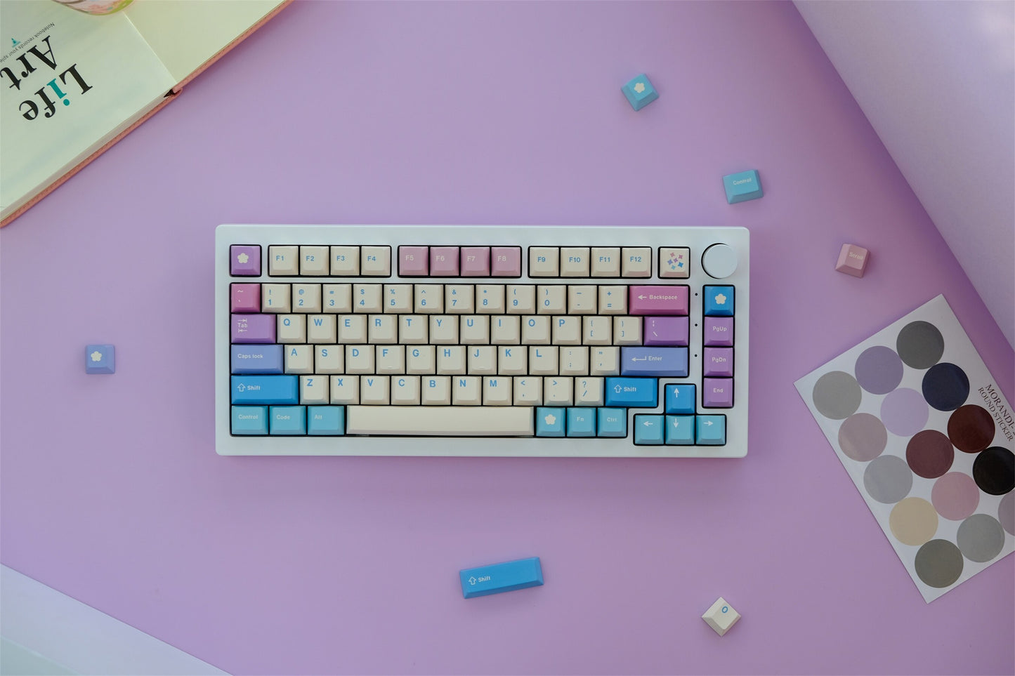 الجنية البكر PBT الملف الشخصي الكرز Keycaps