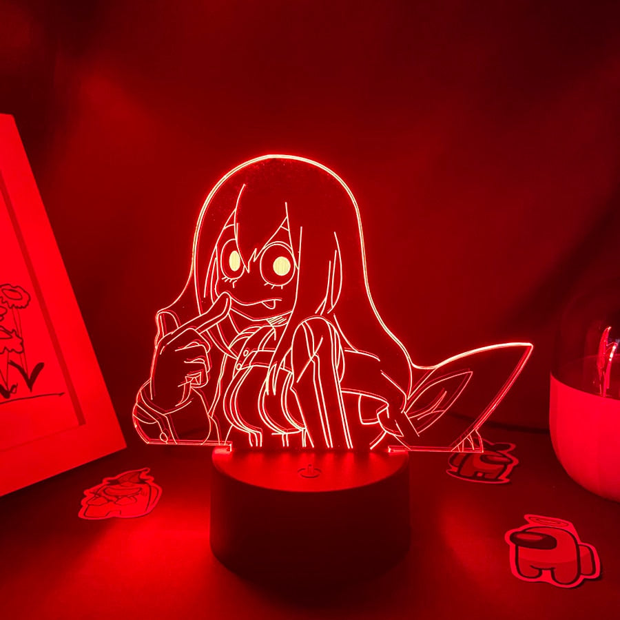 My Hero Academia Tsuyu Asui 3D Night Lights