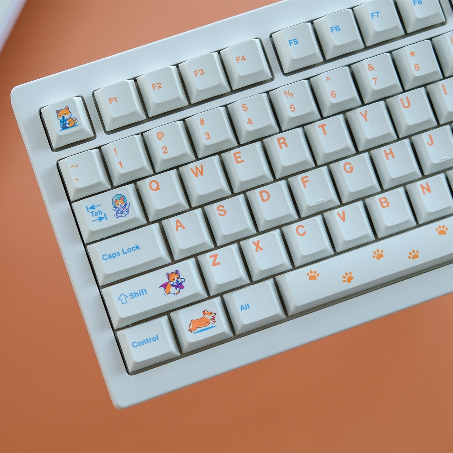 ملف تعريف Corgi Cute Cherry Profile Keycaps