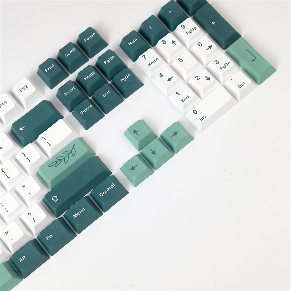 Botanical PBT Keycaps Cherry Profile