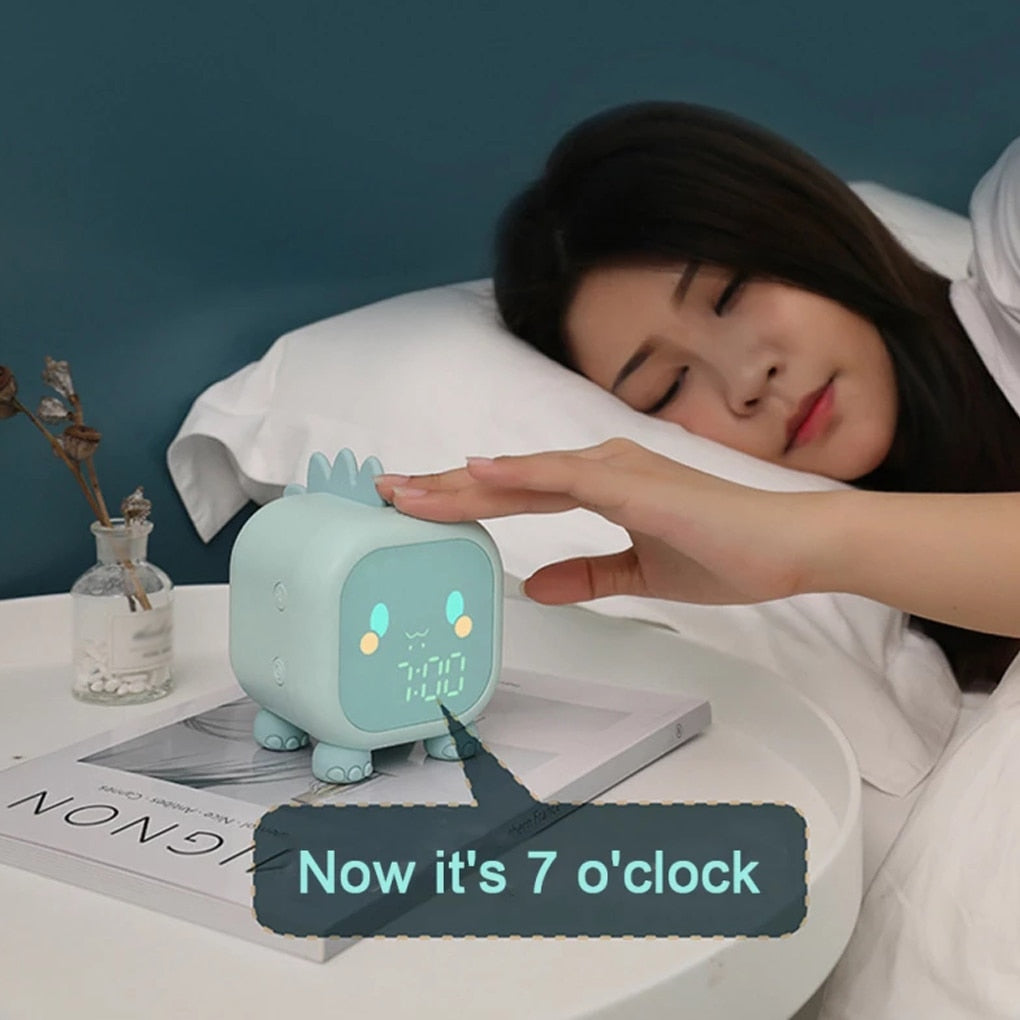 LED Voice control Animals Alarm Clocks