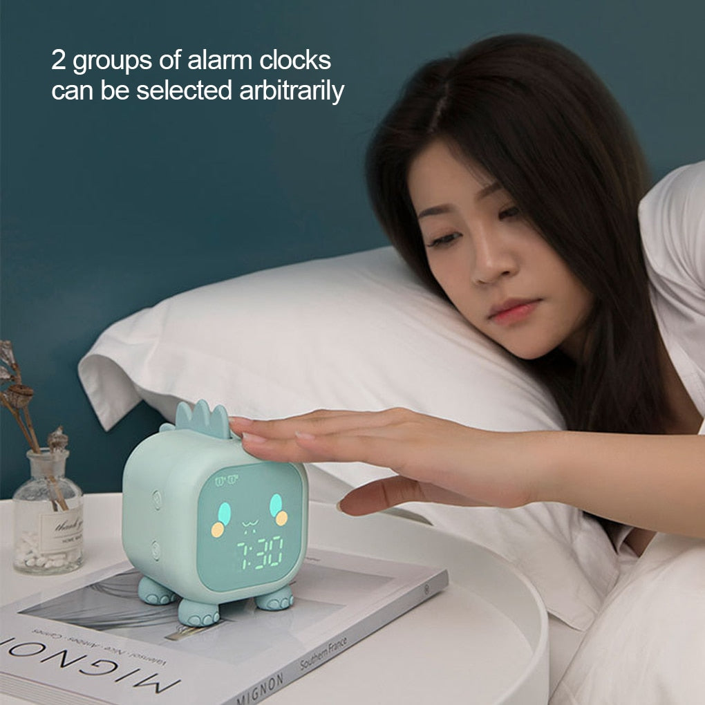 LED Voice control Animals Alarm Clocks