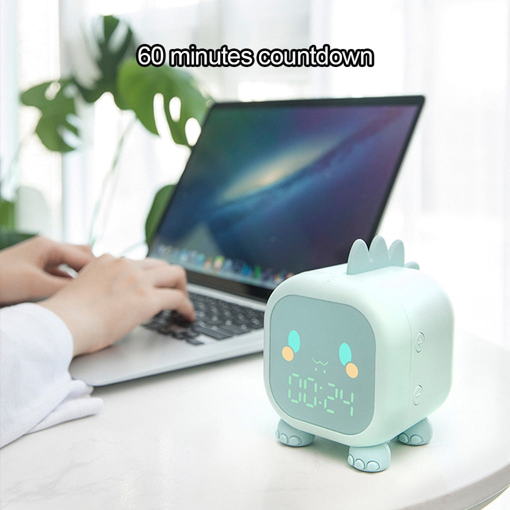 LED Voice control Animals Alarm Clocks