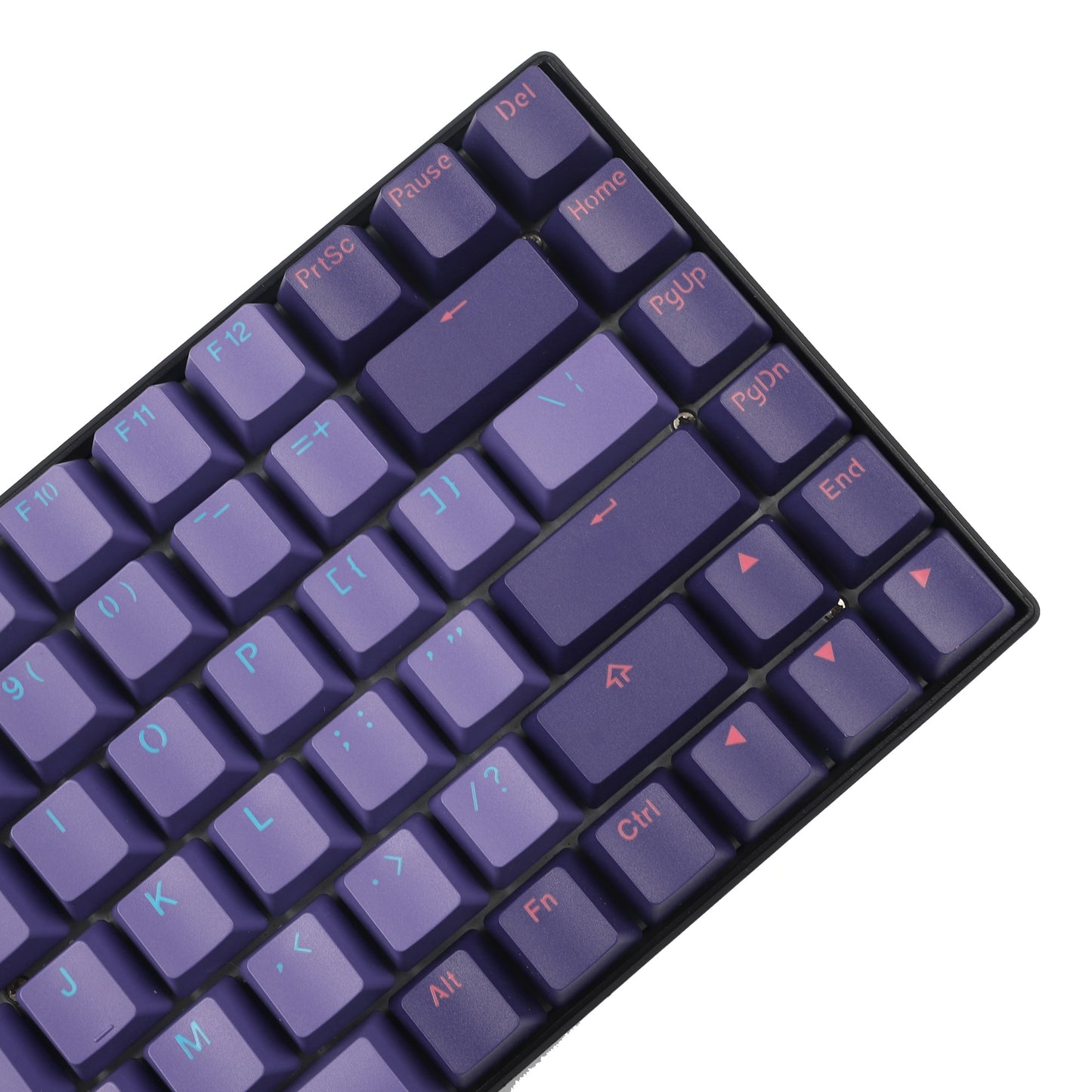 أرجواني مختلط طلقة مزدوجة PBT OEM ملف تعريف Keycaps