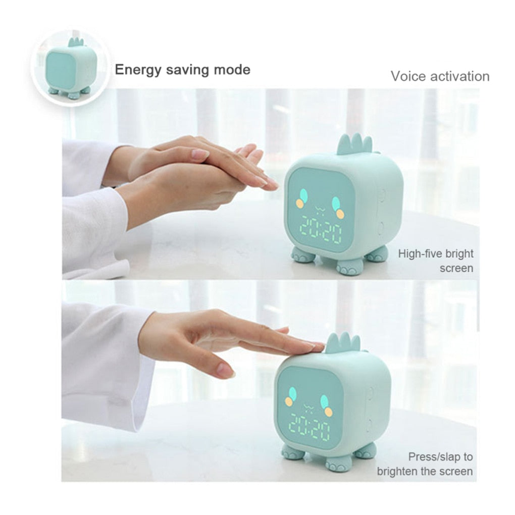 LED Voice control Animals Alarm Clocks